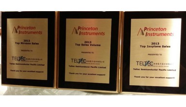 榮獲 Princeton Instruments Outstanding 2013 Top Sales